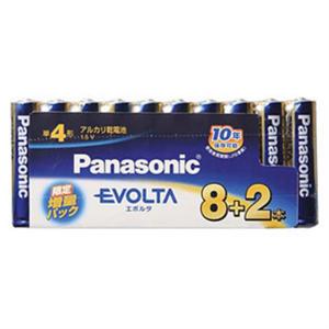 Panasonic（パナソニック） エボルタ　乾電池　単４　　１０個シュリンク LR03EJSP/10S｜ksdenki