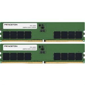 PRINCETON 32GB ／DDR5-4800／288PIN／UDIMM PD5-4800-16GX2