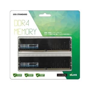 CFD販売 DDR4-3200 デスクトップ用メモリ 2枚組 16GB W4U3200CS-16G｜ケーズデンキ Yahoo!ショップ