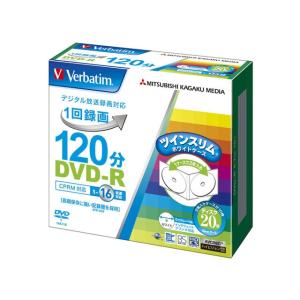 バーベイタム 録画用ＤＶＤ−Ｒ　１６倍速　１層　２０枚　ケース VHR12JP20TV1
