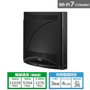 NEC Wi-Fi 7(11be)対応 ホームルータ［同時利用タイプ］ PA-19000T12BE