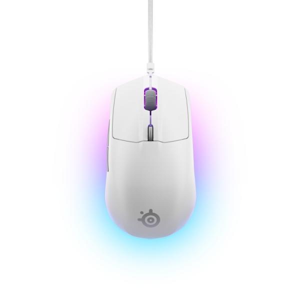 SteelSeries（スティールシリーズ） Rival 3 Gen 2 White ゲーミングマウ...