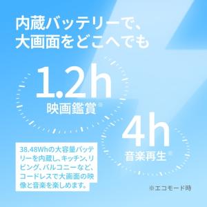 XGIMI(エクスジミー) ポータブルプロジェ...の詳細画像3