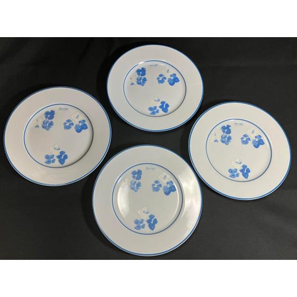 ポーセリン・ド・パリ　中皿 ４枚セット　アンティーク品 (8,30)
