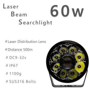 LED サーチライト 60w レーザープロジェ...の詳細画像1