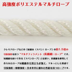係留ロープ 12mm 【1m単位 計り売り】 ...の詳細画像1