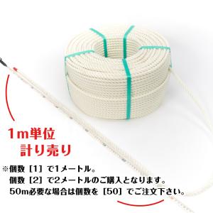 係留ロープ 12mm 【1m単位 計り売り】 ...の詳細画像2