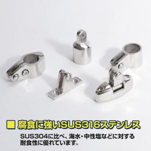 SUS316 ステンレス 25mm パイプ用 ...の詳細画像4