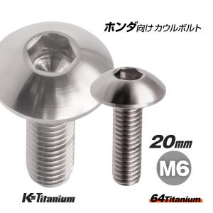 K'sガレージ 64チタン製 アッパーカウル カウルボルト M5×13 段付き
