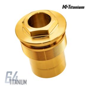 K'sガレージ チタン製 フロントフォークキャップ キット 【キャップ