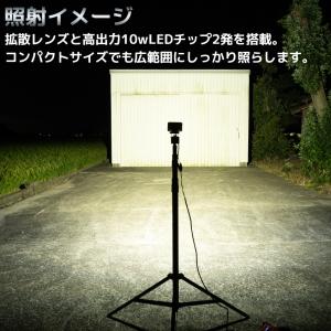 デッキライト 船舶 LEDライト 20w 白ボ...の詳細画像2