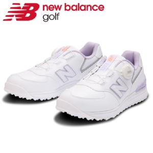 ★激安新品★ レディース ニューバランス 2022 WGBS574 ホワイト 24.5cm ゴルフシューズ NEW BALANCE｜ksgolfshop