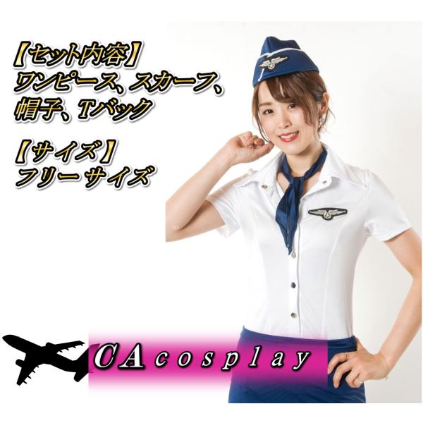 CA キャビンアテンダント スチュワーデス 航空 機長 余興 宴会 忘年会 コスプレ 仮装 衣装 か...