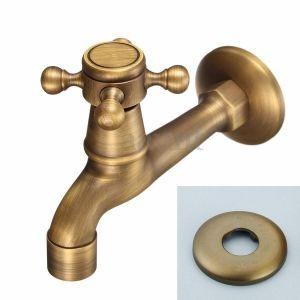 アンティーク調 真鍮製 水道 蛇口 ガーデニング ブラス製