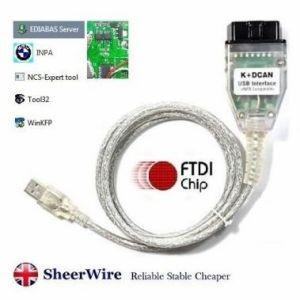 スイッチ付 K+DCAN BMW リセット 故障 E46 E90 E60 E61 E64 E53 E...