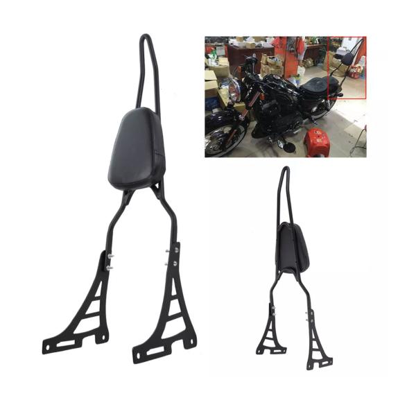 背もたれ シーシーバー パッド ハーレー スポーツスター XL 883 1200 48アイアン04-...