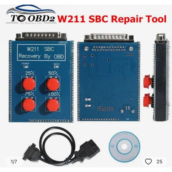 BENZ OBD2 SBC リセットツール W211/R230 ベンツ サービスゲージ ABS/SB...