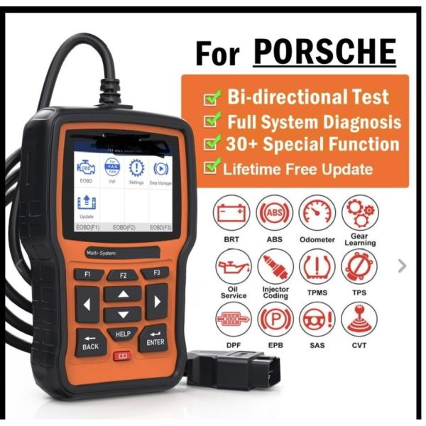 2025年新型 992 918 対応 日本語 ポルシェ OBD2 スキャナー 故障診断機 ポルシェ専...