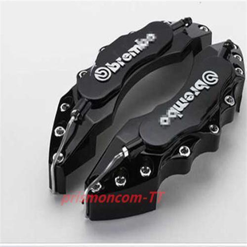 Brembo 汎用 L/ M/Sサイズ 3D 浮き文字 カバー ブレーキ ゴールド 4枚セット キャ...