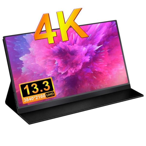 モバイルモニター IVV 15.6イン 4K 解像度 3840x2160 チゲームモニター IPS液...