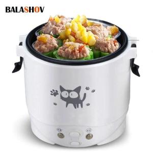 電気ミニ炊飯器multicookerポータブル炊飯器家庭用220 12v用カー12vトラック24v調理機ランチボックスウォーマー｜ksi-st2