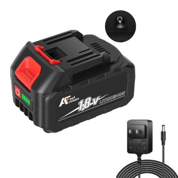 アルチザンツール専用バッテリー3000mAh AT-BT01 残量表示付き 18V電動工具用バッテリ...