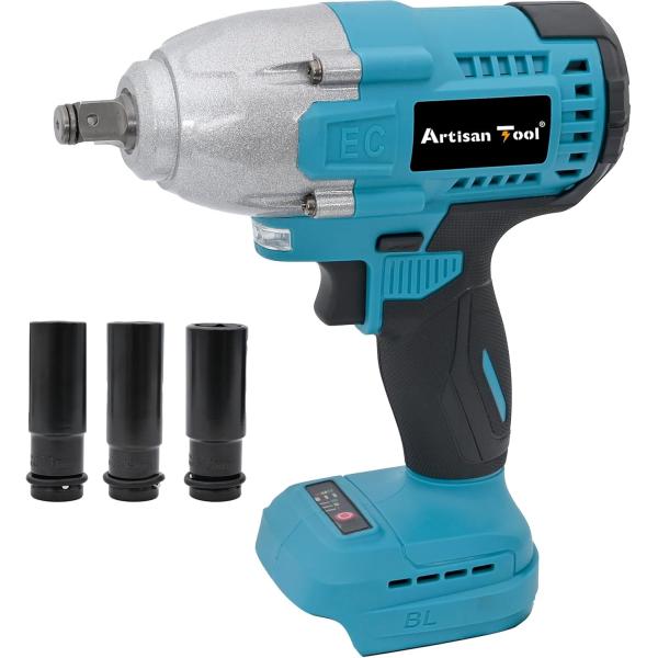 アルチザンツール 電動インパクトレンチ AT-IR01B  最大トルク650N・m 回転0〜2130...