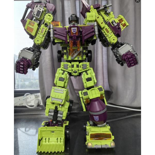 変形ロボット Transformers トランスフォーマー 掘削機 合体 変形 作業車 工事 建設 ...