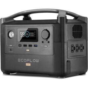 EcoFlow ポータブル電源 RIVER Pro 720Wh 大容量 ポータブルバッテリー