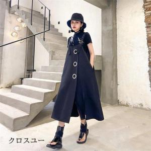 大きいサイズ レディース ジャンパースカート ワ...の商品画像