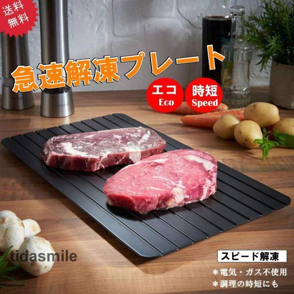 急速解凍 プレート 解凍 放熱 刺身 肉 冷凍食品 エコ 時短