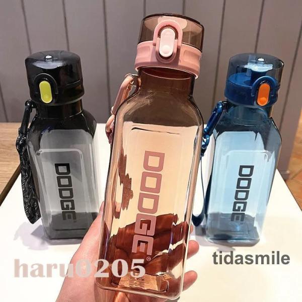 水筒 大容量 直飲み 運動水筒 700ml 1000ml  ジム 体操 ヨガ トレーニング 透明 プ...