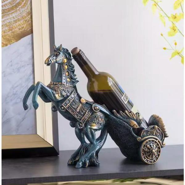 酒の置物 風水 部屋装飾品 馬の置物 ホームデコレーション 本物そっくり馬 オシャレ 動物の置物 美...