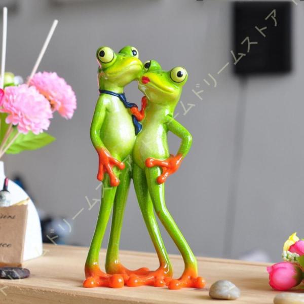 動物フィギュア カエル 模型 お返し 可愛い かえる 贈り物 蛙 ミニ モデル パーティー 部屋 飾...