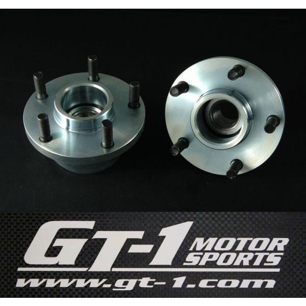 GT-1モータースポーツ製　日産１８０SX　RS13　RPS13　フロント５Hハブ　４穴→５穴変換ハ...
