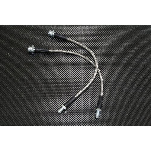 GT-1モータースポーツ製　日産純正リア２POTキャリパー流用！メッシュホースブレーキライン　RPS...