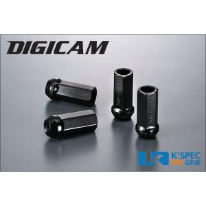 DIGICAM クロモリレーシングナット 4本セット 17HEX 貫通タイプ 50mm_[CN6K50]｜kspec