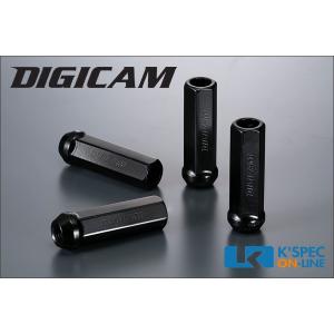 DIGICAM クロモリレーシングナット 4本セット 17HEX 貫通タイプ 70mm_[CN6K70]｜kspec
