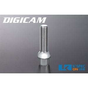 DIGICAM 輸入車用ワイドトレッドスペーサー取付ボルト[17HEX/球面座]（1本）_[DBTM-R]｜kspec