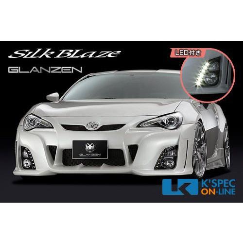 SilkBlaze Sports バンパー3点セット/LED付き【未塗装】トヨタ 86 前期_[GL...