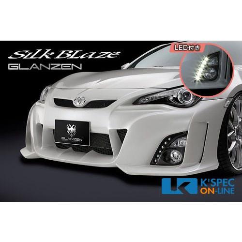 SilkBlaze Sports フロントバンパー/LED付き【未塗装】トヨタ 86 前期_[GL-...