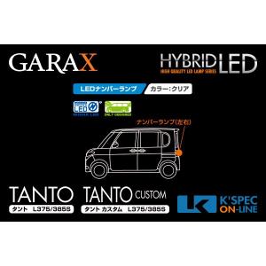 GARAX 【L375/385 タント/タントカスタム】ハイブリッドLEDナンバーランプ_[H-TN37-04]