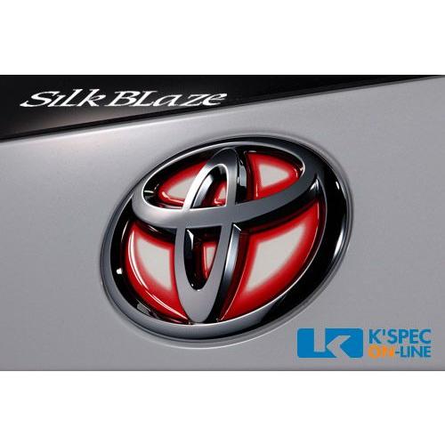 SilkBlaze トヨタヒートレッドエンブレムシート/リア用/ホワイトベース_[HRO-T--WH...