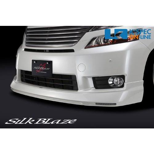 SilkBlaze プレミアムラインフロントスポイラー【未塗装】20系ヴェルファイア V/X後期_[...