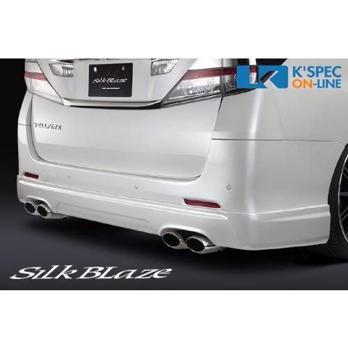 SilkBlaze プレミアムラインリアハーフスポイラー【未塗装】20系アルファードS/ヴェルファイ...