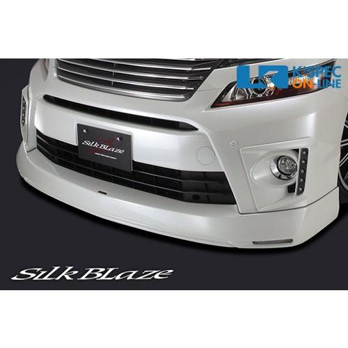 SilkBlaze プレミアムラインフロントスポイラー【未塗装】20系ヴェルファイアZ後期_[PL-...