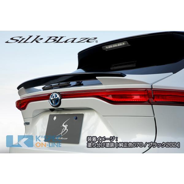 SilkBlaze トヨタ【80系ハリアー】ABSリアゲートウイング【塗分け塗装】_[SB-80HA...