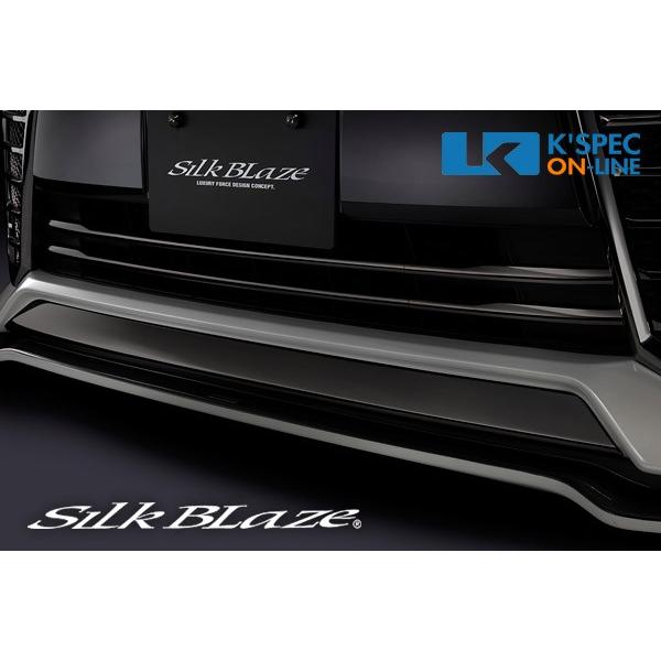 SilkBlaze 【30系ヴェルファイア 前期】フロントバンパーグリルクロームモール/ダークメッキ...