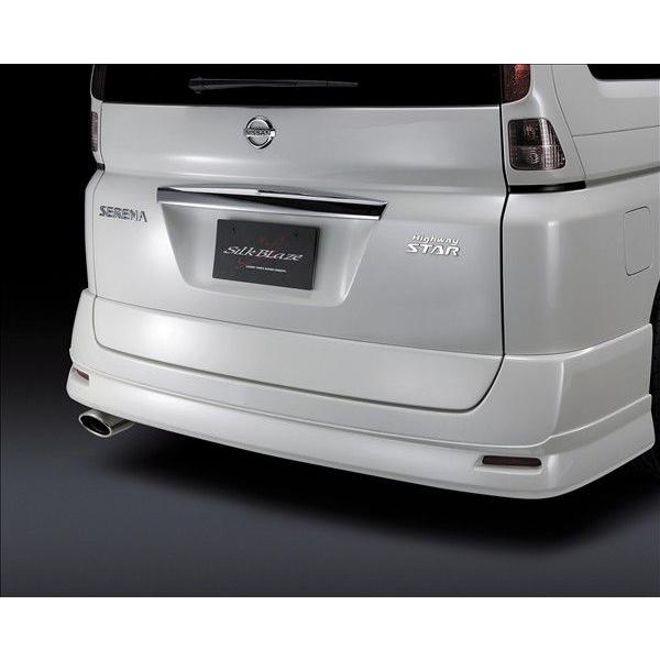 SilkBlaze リアスポイラー【未塗装】セレナ(C25系)前期ハイウェイスター_[SB-C25-...