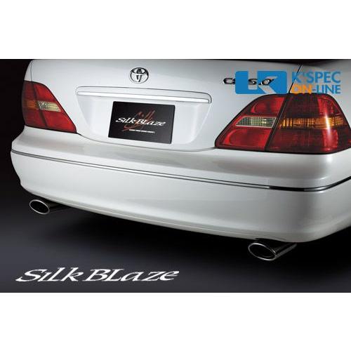SilkBlaze マフラーカッターL/Rセット【ブラック/オーバル】30系セルシオ前期_[SB-C...